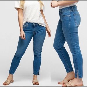 ABLE The Emilia skinny Jeans Size 26 Slit Sides